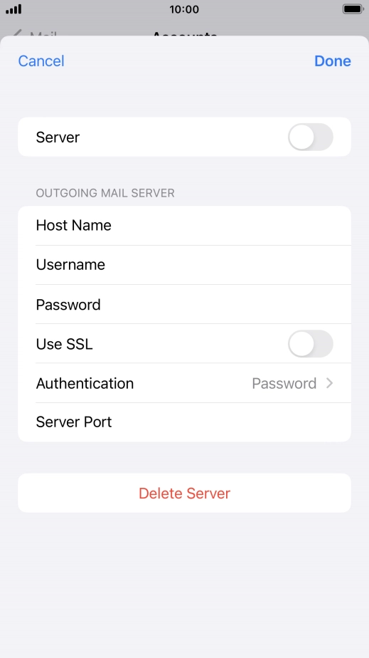 Press Authentication.