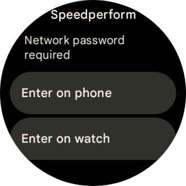 Press Enter on watch.