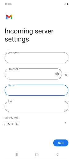 Press the field below 
