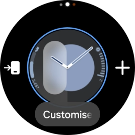 Slide your finger left on the screen.