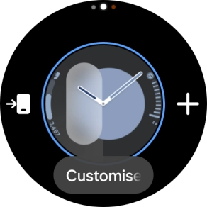 Slide your finger left on the screen.