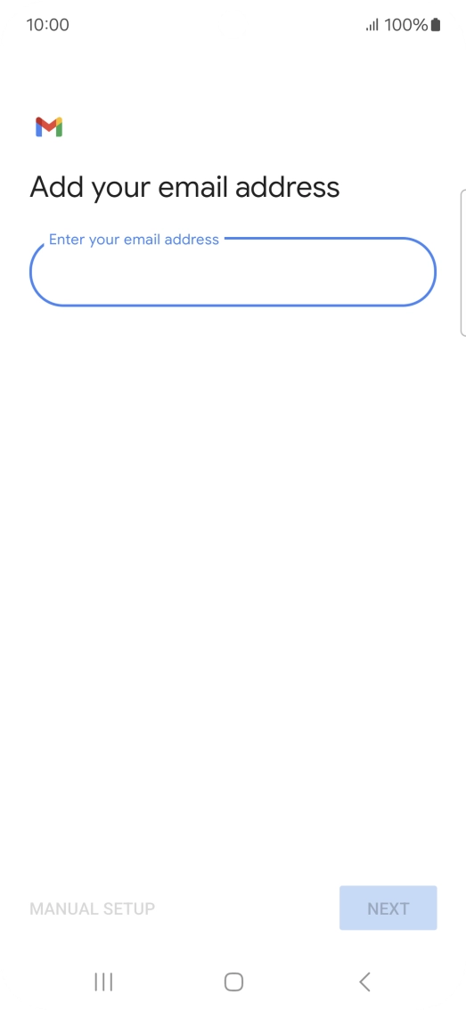 Press the field below 