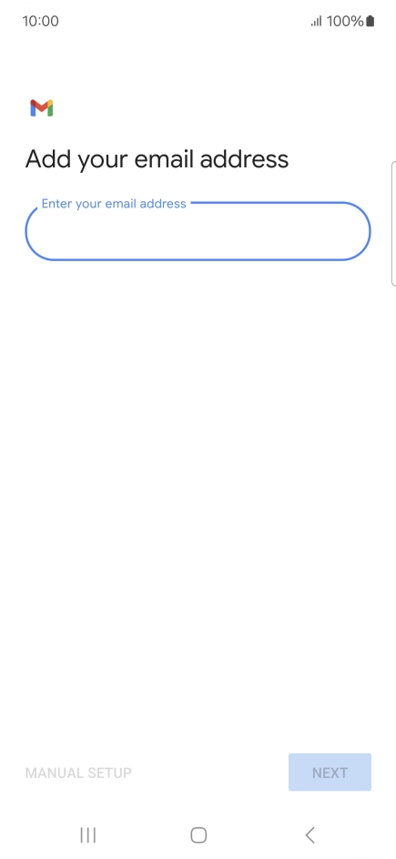 Press the field below 