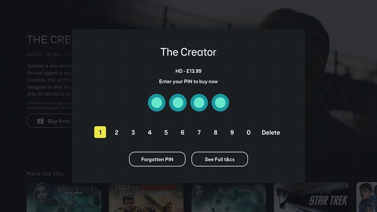 Key in your PIN and follow the instructions on the screen to finish the transaction.