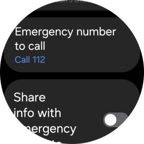 Press Emergency number to call.