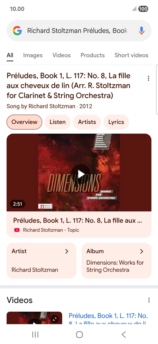 Follow the instructions on the screen to use the search results.
