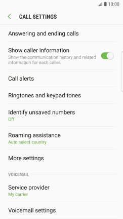 Press More settings.