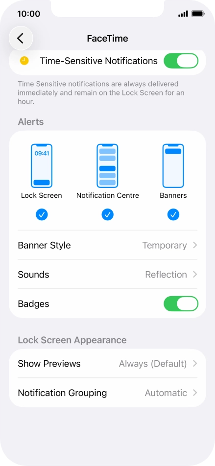Press Notification Grouping.