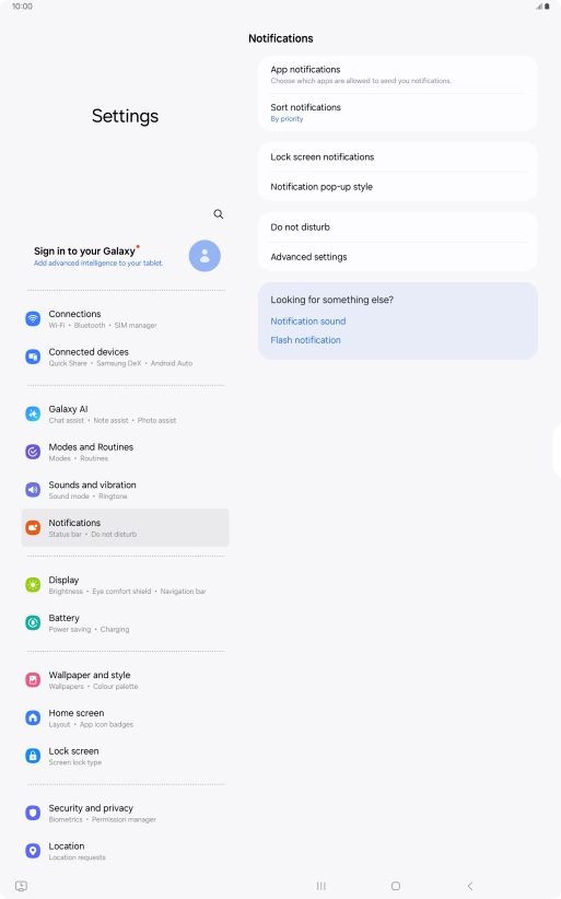 Press App notifications.