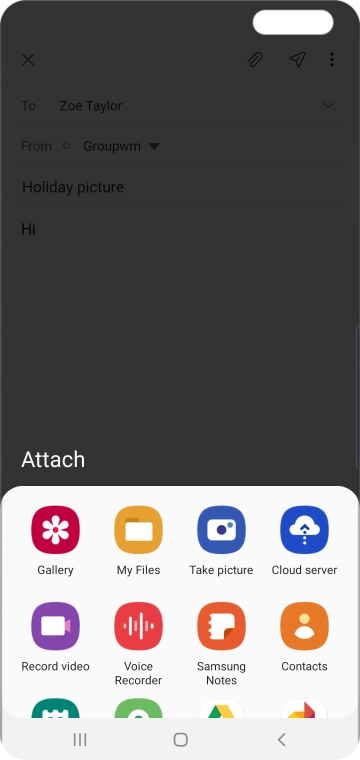 Press My Files and go to the required folder.