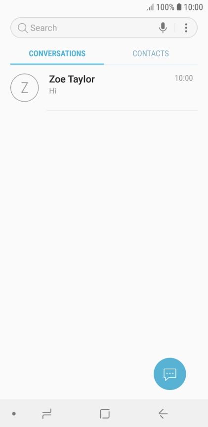 Press the new message icon.