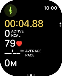 Slide your finger right starting from the left side of the screen.