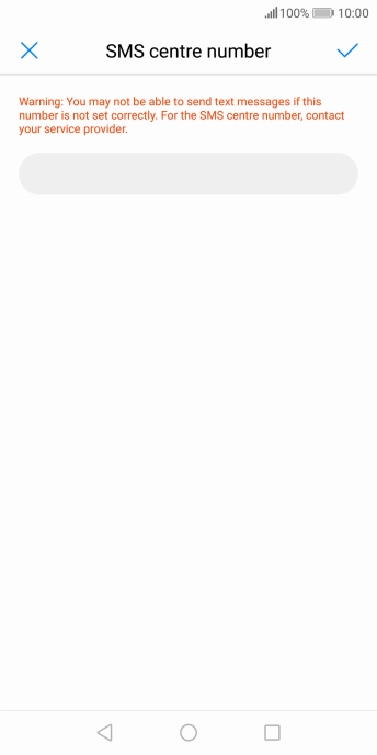 Key in +447958879879 and press the save icon.