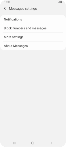 Press More settings.