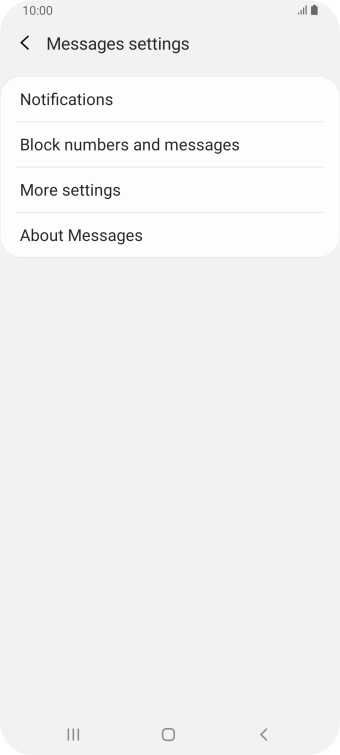 Press More settings.