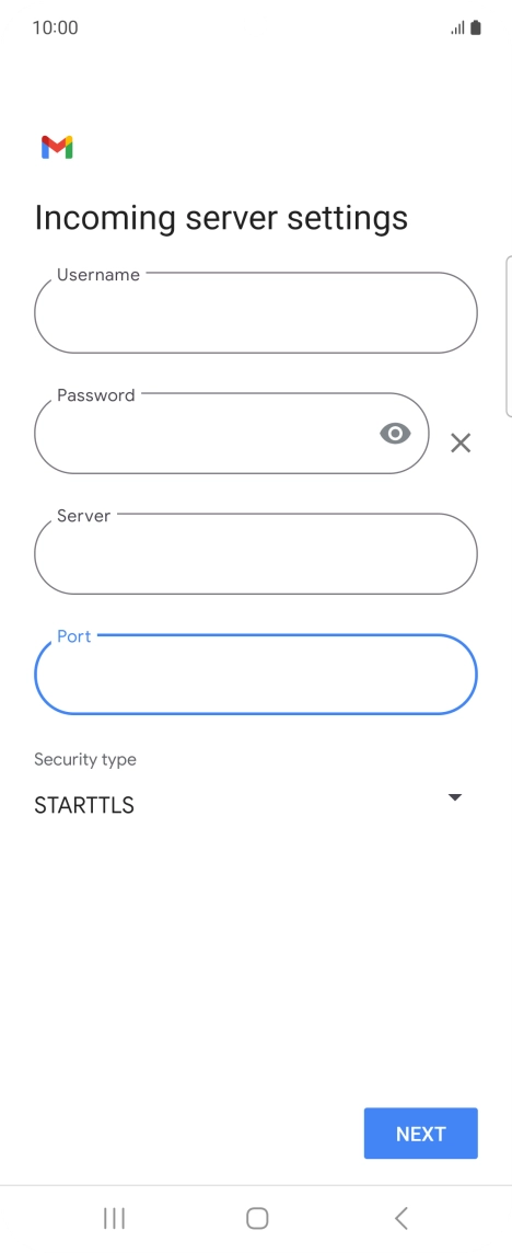 Press the drop down list below 