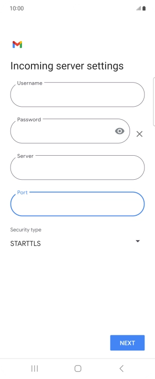 Press the drop down list below 