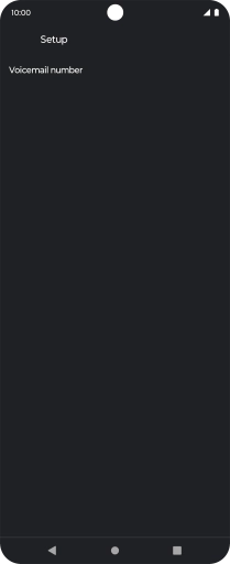 Press Voicemail number.