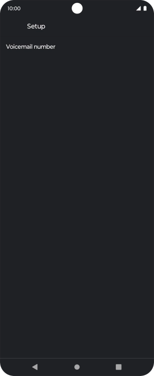 Press Voicemail number.