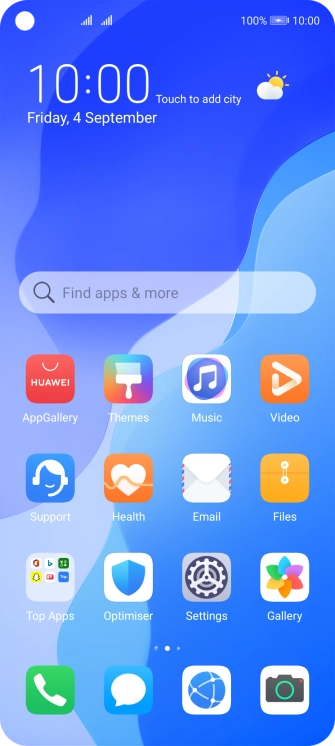 When the battery charging icon is displayed, charging is in progress.