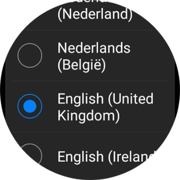 Press the required language.
