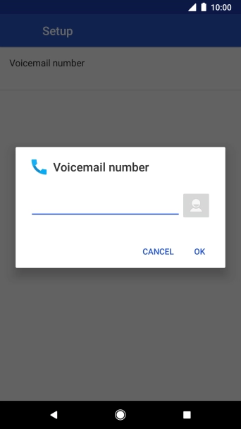 Key in +447953222222 and press OK.