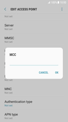 Key in 234 and press OK.