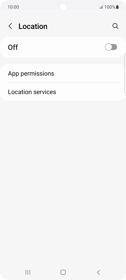 Press the indicator to turn the function on or off.