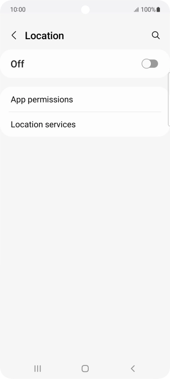 Press the indicator to turn the function on or off.