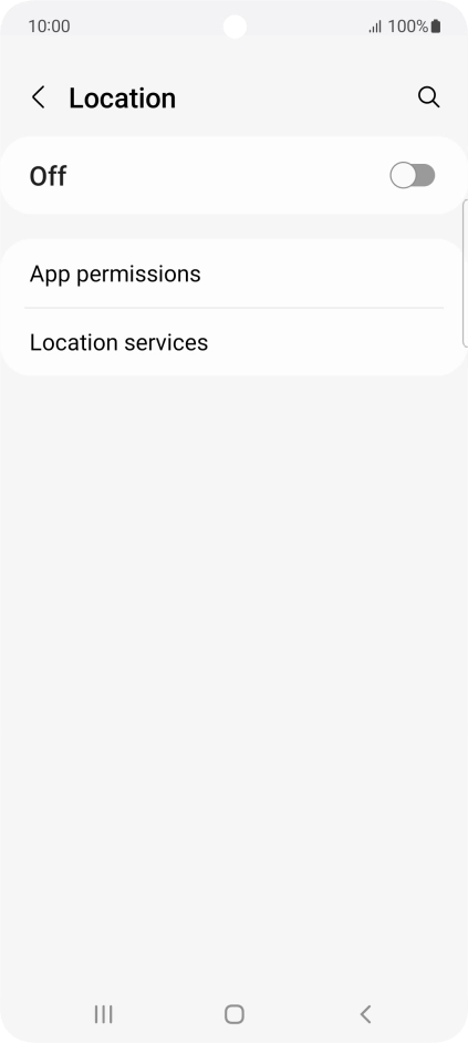 Press the indicator to turn the function on or off.