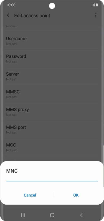 Key in 33 and press OK.