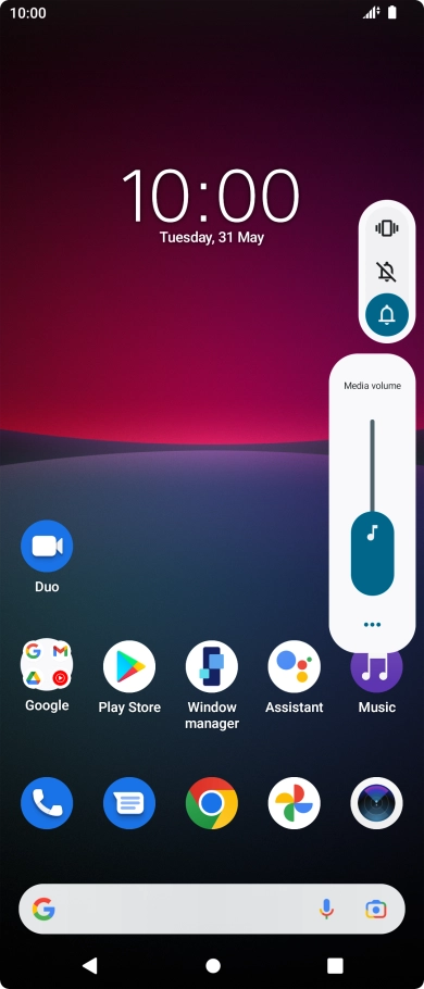 Press the required setting to turn silent mode on or off.