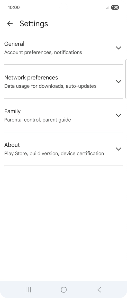 Press Network preferences.