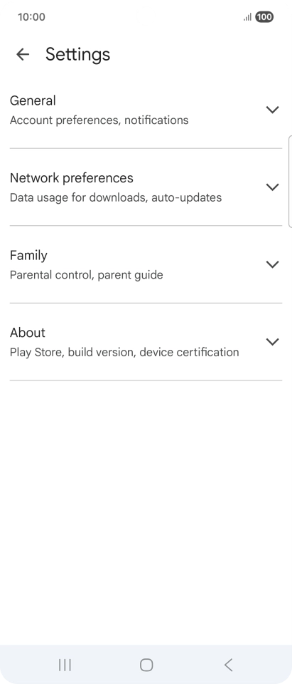 Press Network preferences.