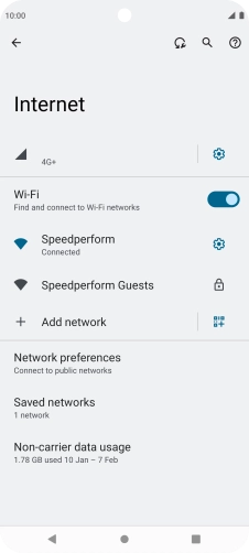Press the Home key to return to the home screen.