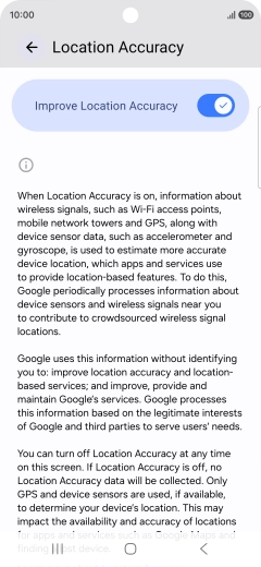 If you press the indicator next to 
