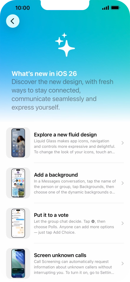 Slide your finger upwards starting from the bottom of the screen to return to the home screen.