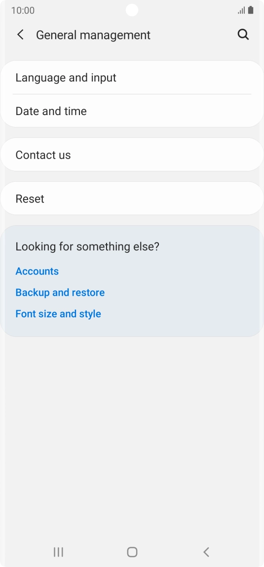 Press Date and time.