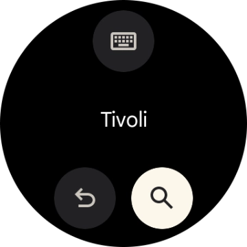 Press the search icon.
