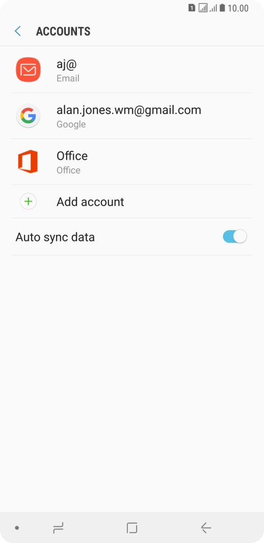 Press the Home key to return to the home screen.