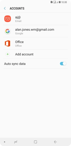 Press the Home key to return to the home screen.