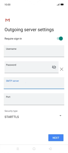 Press the field below 