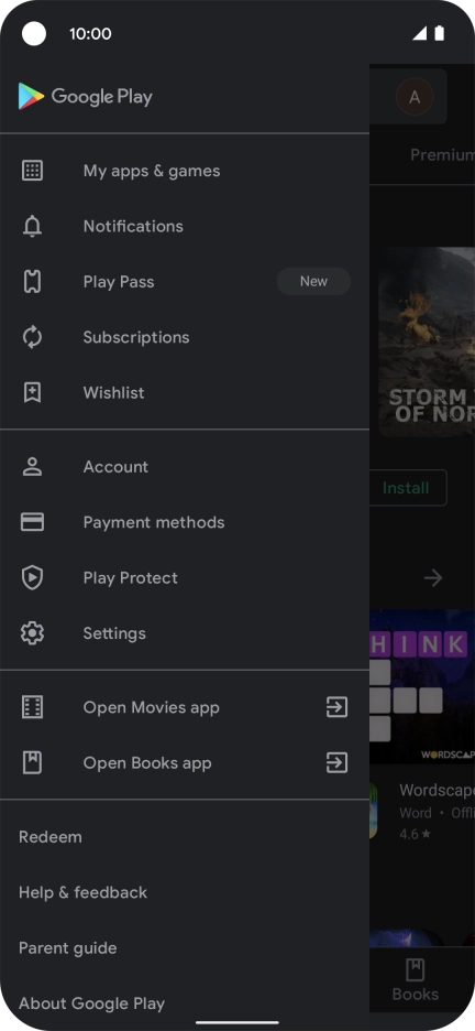 Press My apps & games.