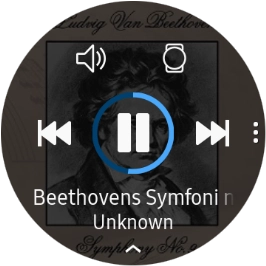 Press the volume icon.