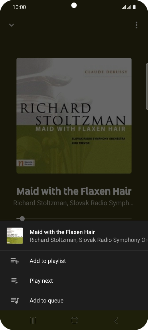 Press Add to playlist.