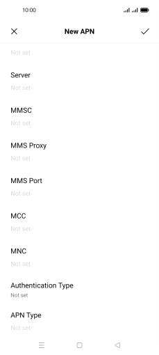 Press the field below 