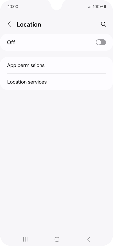 Press the indicator to turn the function on or off.
