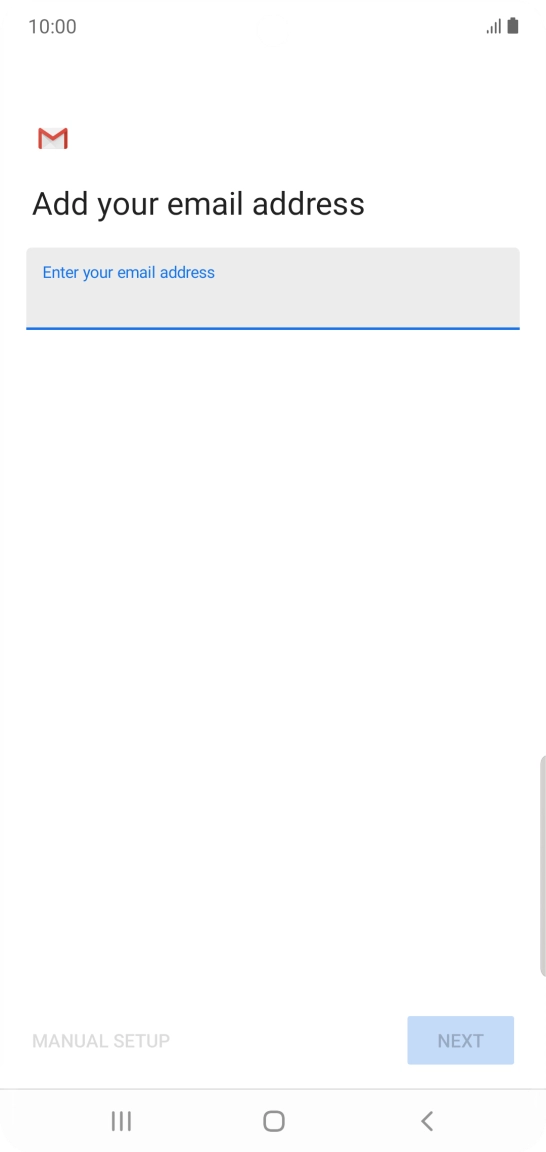 Press the field below 