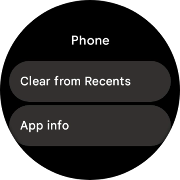 Press Clear from Recents.