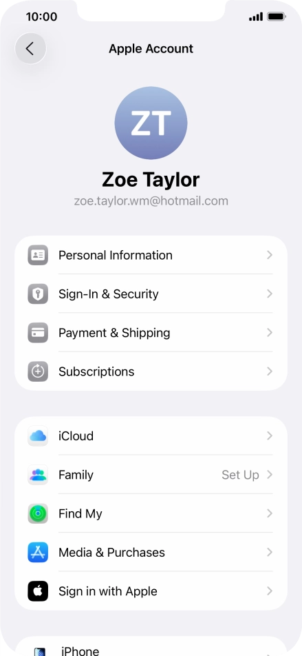 Slide your finger upwards starting from the bottom of the screen to return to the home screen.